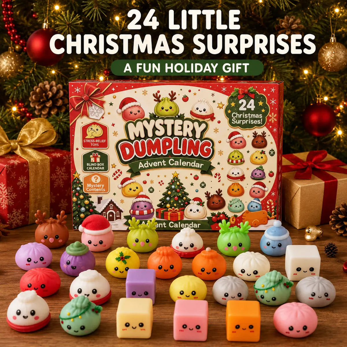 MerryDumpling™ 24-Day Squishy Advent Calendar