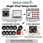 Christmas Vinyl Music Player – Musical Fridge Magnet