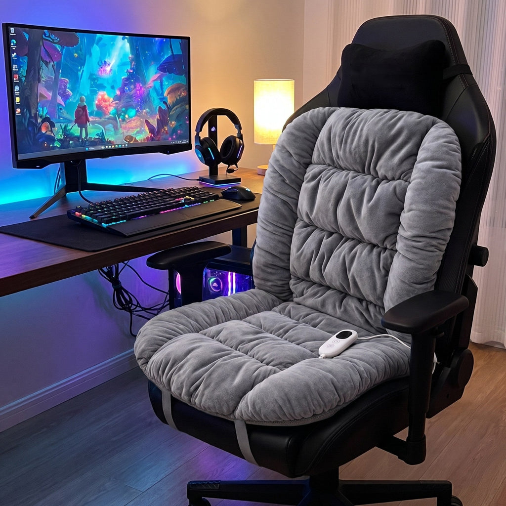 WarmNest™ Heated Cushion – Cozy Warmth for Office & Home