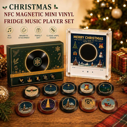 Christmas Vinyl Music Player – Musical Fridge Magnet