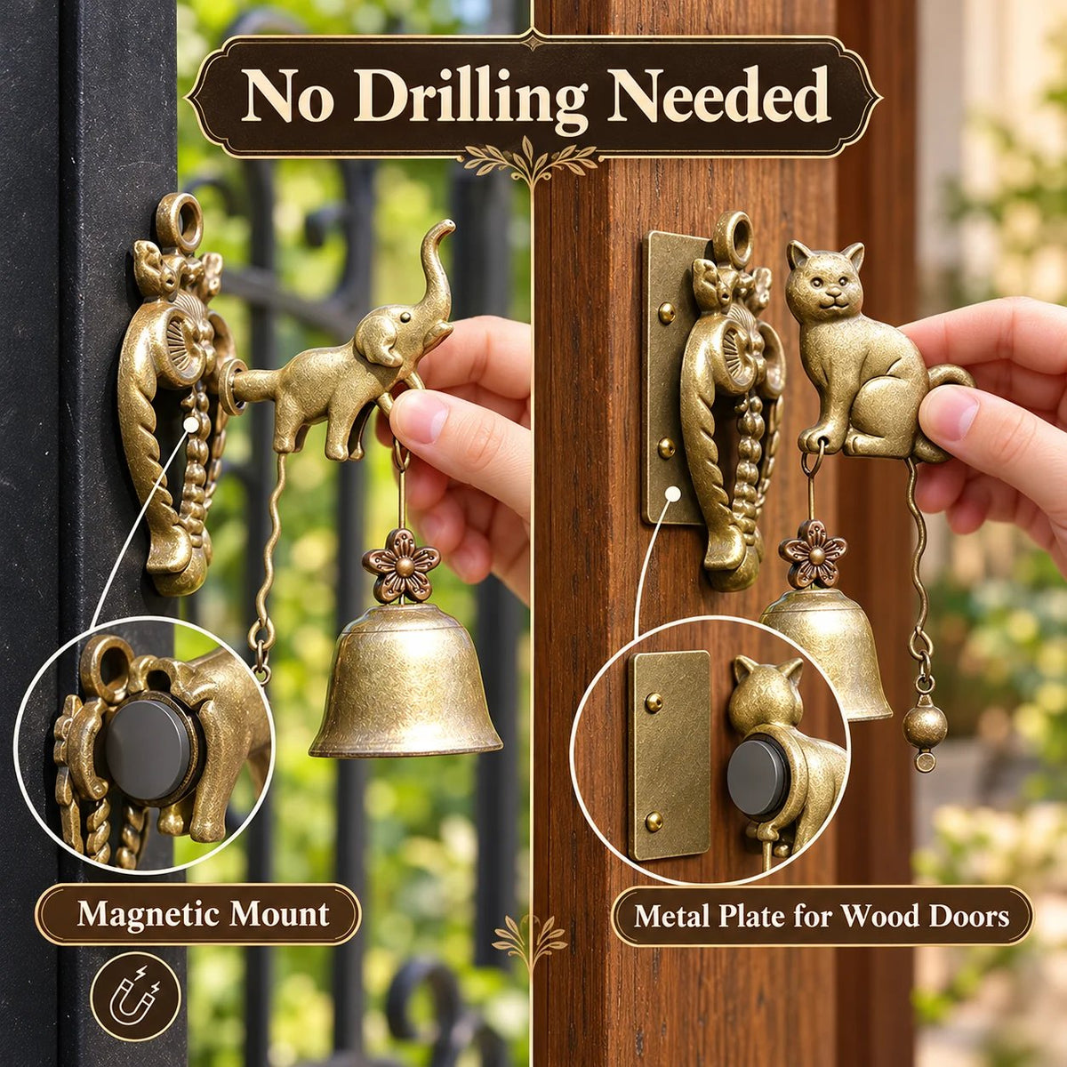Hummingbird Vintage Door Chime™ – Charming Animal-Shaped Entry Decor