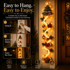 Glowing Christmas Door Hanger – 6 Festive Designs