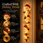 Glowing Christmas Door Hanger – 6 Festive Designs