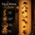 Glowing Christmas Door Hanger – 6 Festive Designs