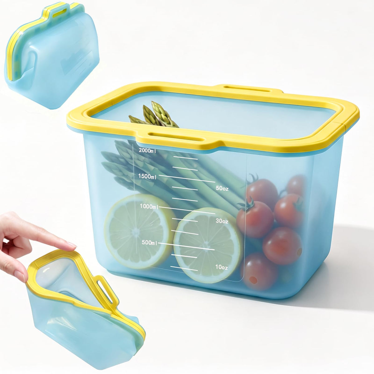 FreshKeep™ Reusable Silicone Food Storage Bags – Smart Storage for Everyday Freshness