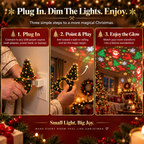 ChristmasGlow™ Tree Projector Light – Turn Any Room Into Christmas Magic
