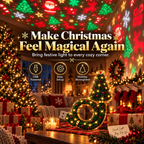 ChristmasGlow™ Tree Projector Light – Turn Any Room Into Christmas Magic