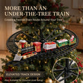 HollyExpress™ Hanging Christmas Train Set – Lights, Sound & Magical Smoke