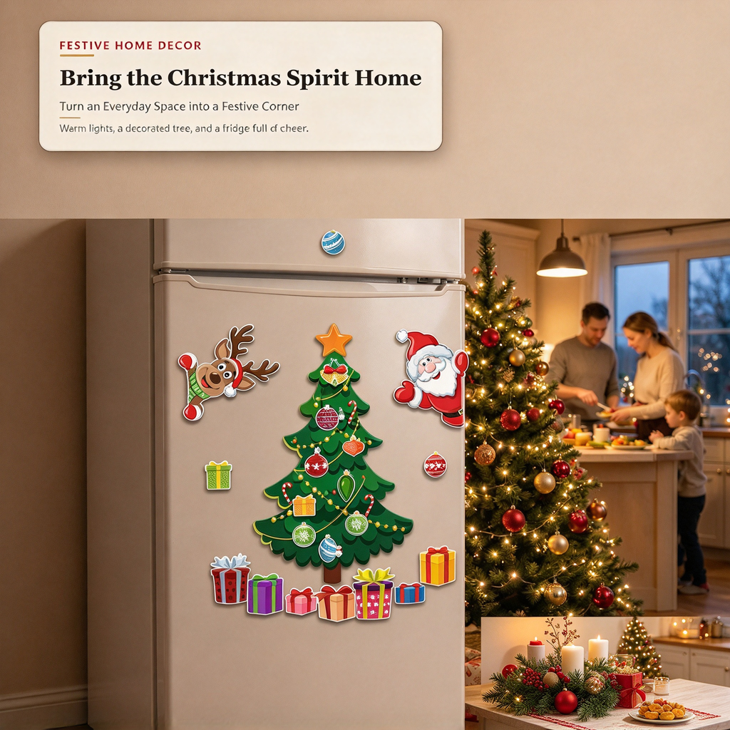 Christmas Tree Magnetic Stickers™ – Create Your Own Festive Christmas Display