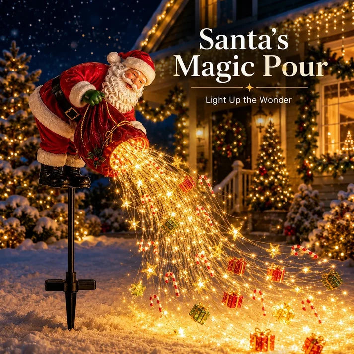Glowing Christmas Outdoor Decoration – Santa Claus & Snowman