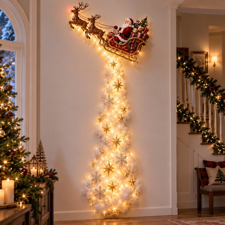 Christmas Magic Trail™ Wall Light – Turn Your Wall Into a Christmas Wonderland