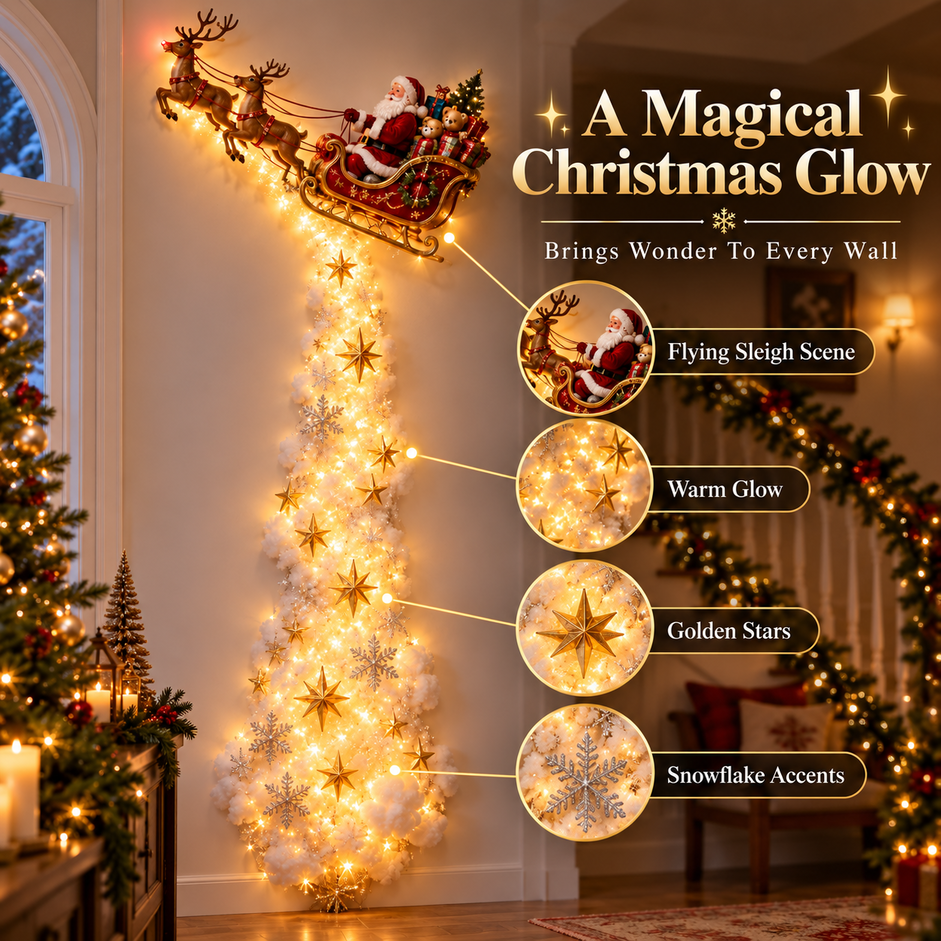 Christmas Magic Trail™ Wall Light – Turn Your Wall Into a Christmas Wonderland