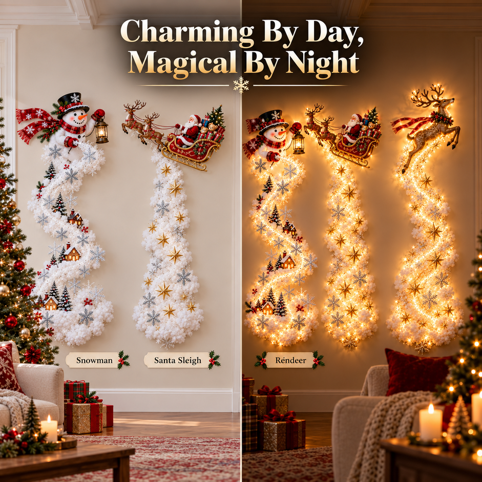 Christmas Magic Trail™ Wall Light – Turn Your Wall Into a Christmas Wonderland