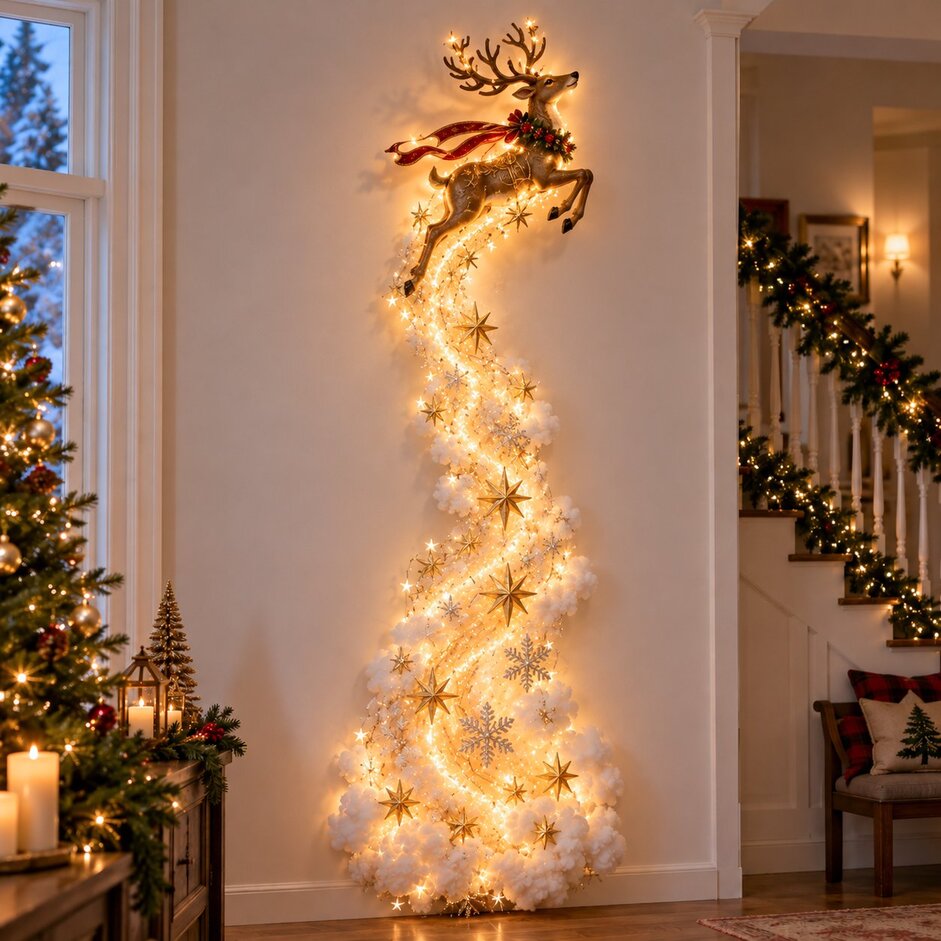 Christmas Magic Trail™ Wall Light – Turn Your Wall Into a Christmas Wonderland