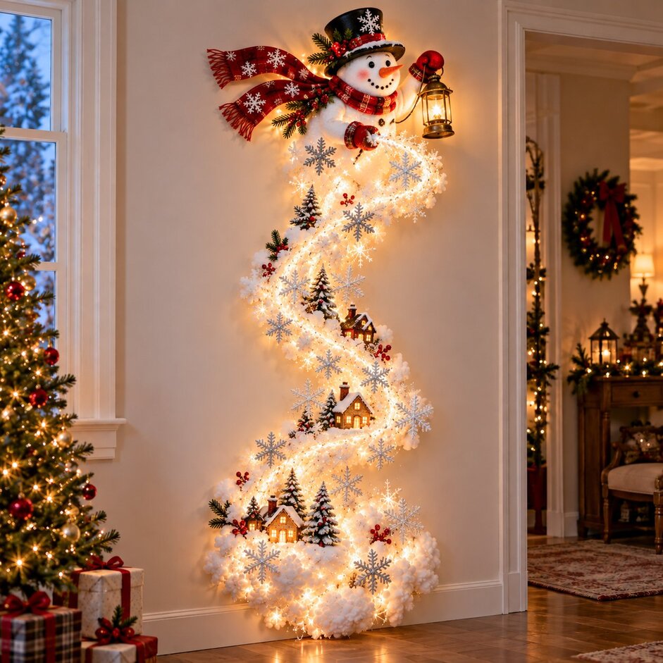 Christmas Magic Trail™ Wall Light – Turn Your Wall Into a Christmas Wonderland