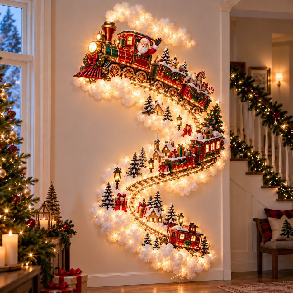 Christmas Magic Trail™ Wall Light – Turn Your Wall Into a Christmas Wonderland