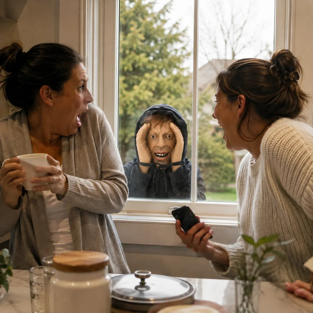Creepy Window Peeper™ – Realistic Halloween Scare Prop