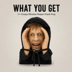 Creepy Window Peeper™ – Realistic Halloween Scare Prop