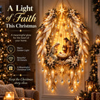 HeavenGlow Nativity™ – Angel Wings Christmas Wall Light