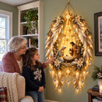 HeavenGlow Nativity™ – Angel Wings Christmas Wall Light