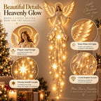 Angel Starfall Blessing™ – Heavenly Christmas Wall Light