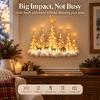 Enchanted Woodland Glow™ – Lighted Christmas Forest Wall Decor