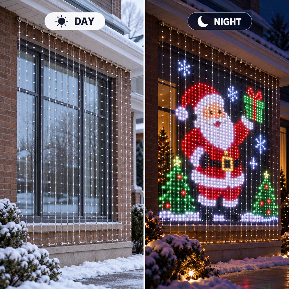Christmas Magic Curtain™ – Smart Animated LED Curtain Lights