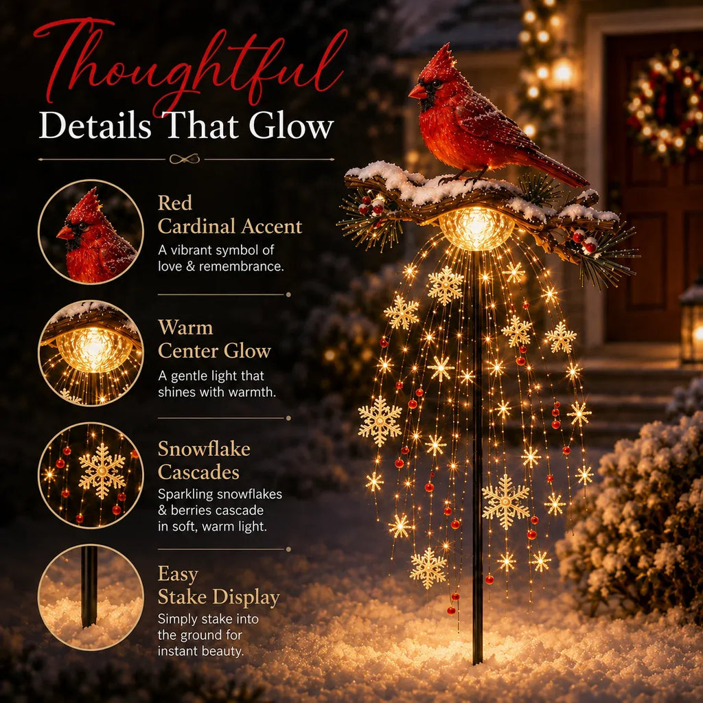 Cardinal Winter Glow™ – Lighted Christmas Garden Decor