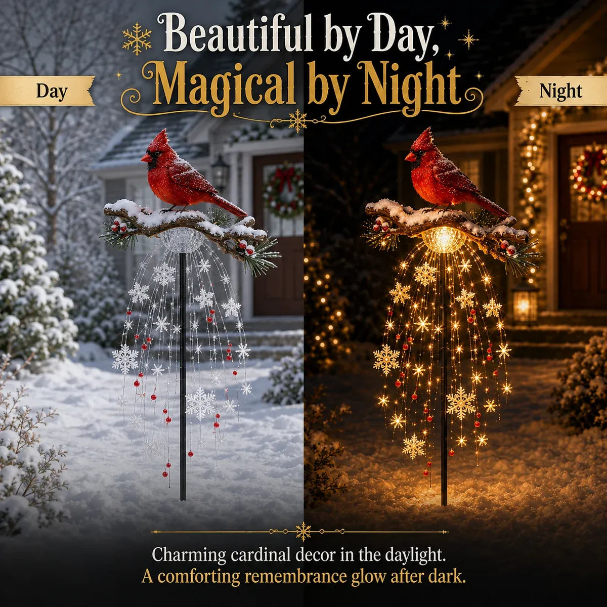 Cardinal Winter Glow™ – Lighted Christmas Garden Decor