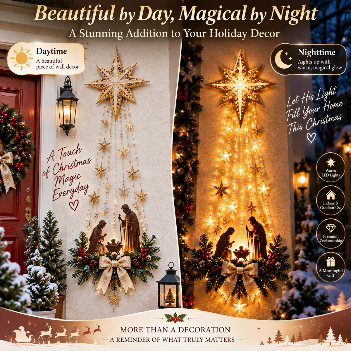 Bethlehem Star Glow™ – A Meaningful Christmas Light for Your Home