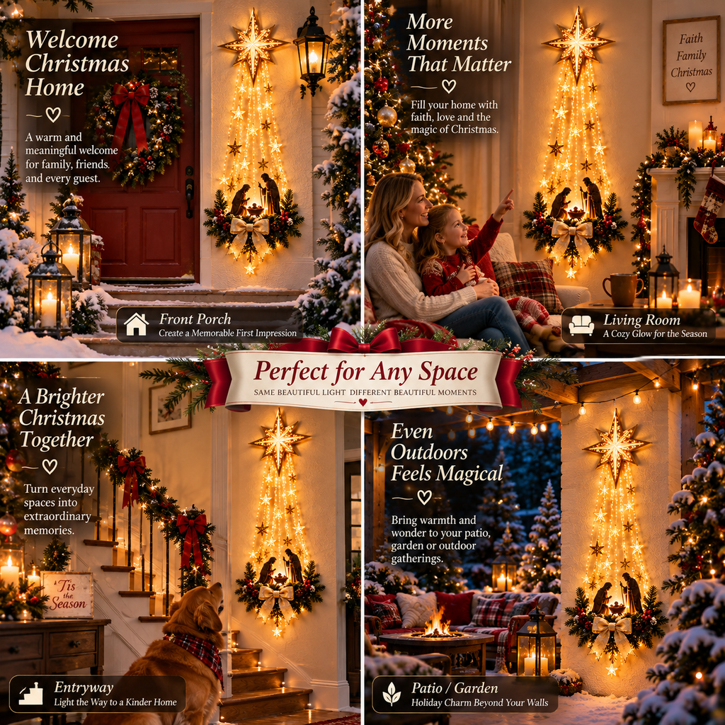 Bethlehem Star Glow™ – A Meaningful Christmas Light for Your Home