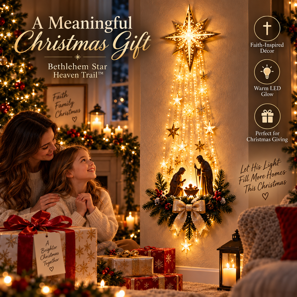 Bethlehem Star Glow™ – A Meaningful Christmas Light for Your Home