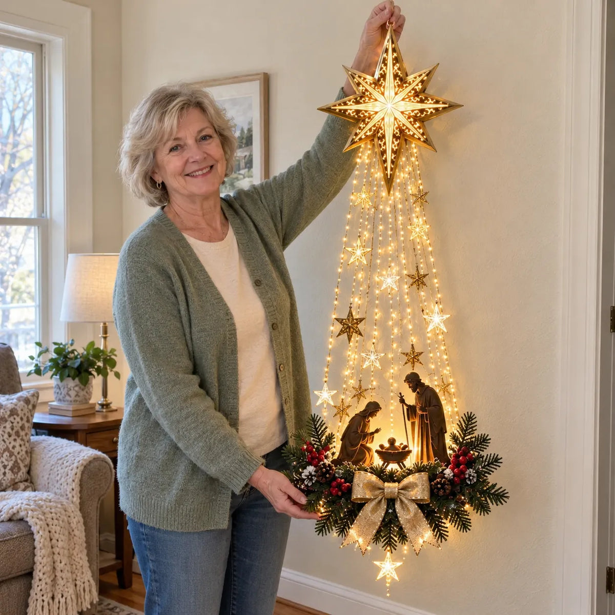 Bethlehem Star Glow™ – A Meaningful Christmas Light for Your Home
