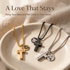 Personalized Pet Memorial Cross Necklace™ – A Keepsake to Keep Them Close