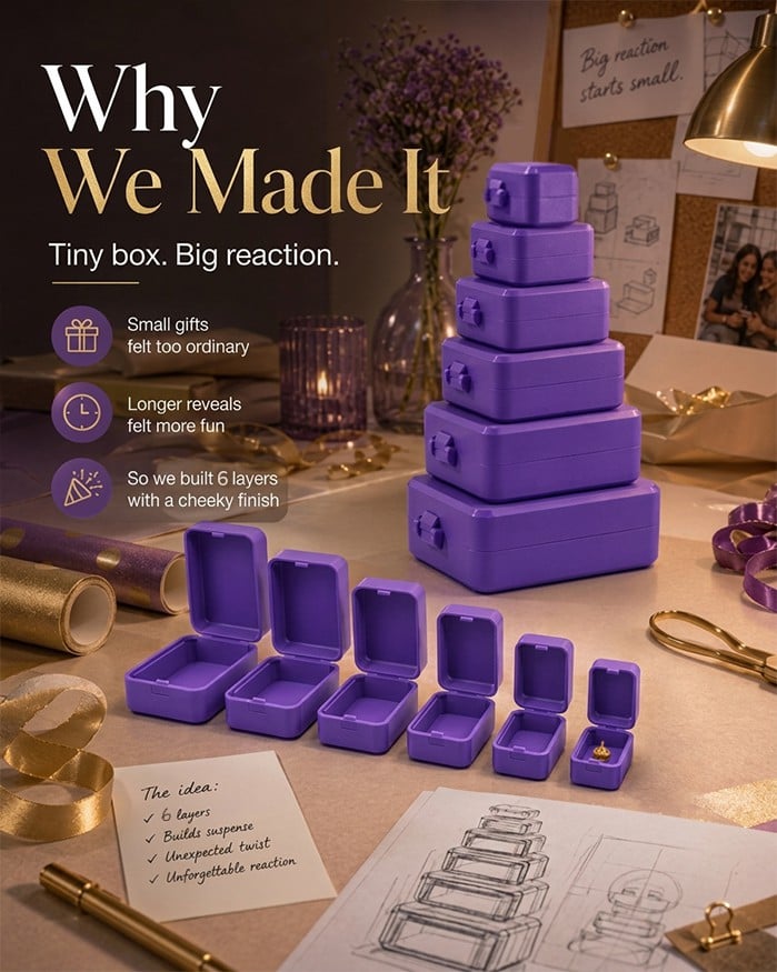 The Ultimate Prank Gift Box™ – 6 Layers of Hilarious Surprises
