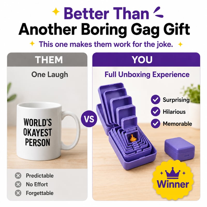 The Ultimate Prank Gift Box™ – 6 Layers of Hilarious Surprises
