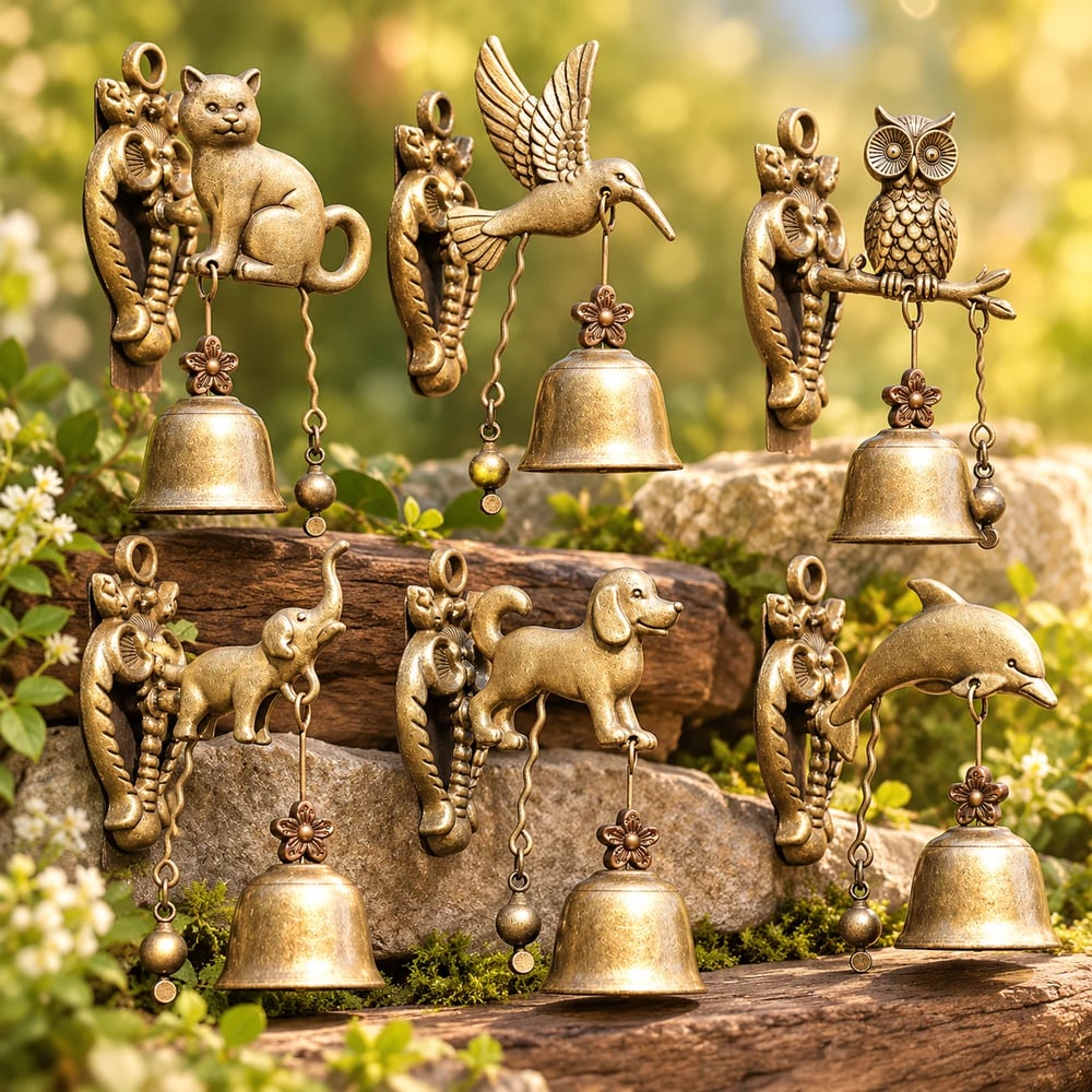 Hummingbird Vintage Door Chime™ – Charming Animal-Shaped Entry Decor
