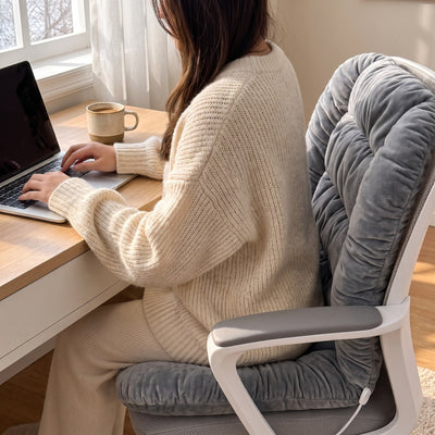 WarmNest™ Heated Cushion – Cozy Warmth for Office & Home