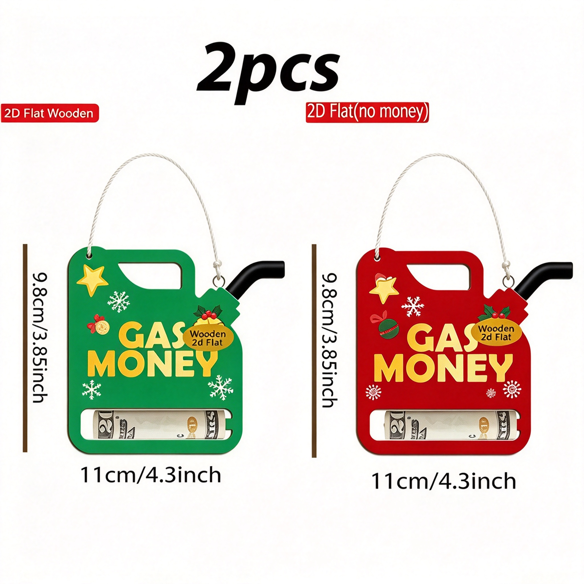 Gas Money Ornament Holds Cash™ – A Funny Christmas Gift for Drivers