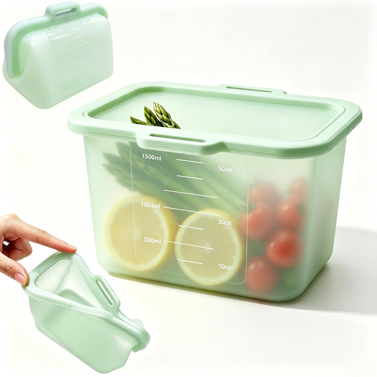 FreshKeep™ Reusable Silicone Food Storage Bags – Smart Storage for Everyday Freshness