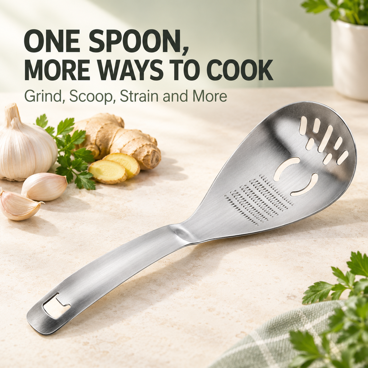 PrepMate™ 5-in-1 Multipurpose Grinding Spoon