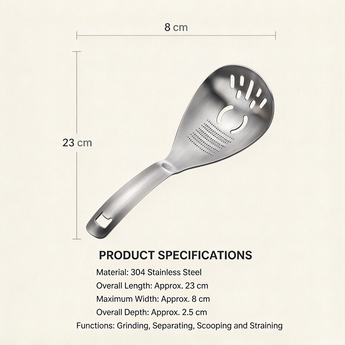 PrepMate™ 5-in-1 Multipurpose Grinding Spoon