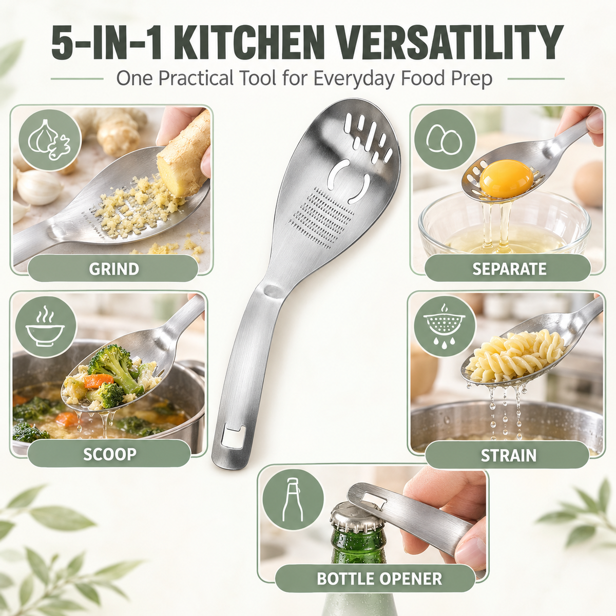 PrepMate™ 5-in-1 Multipurpose Grinding Spoon
