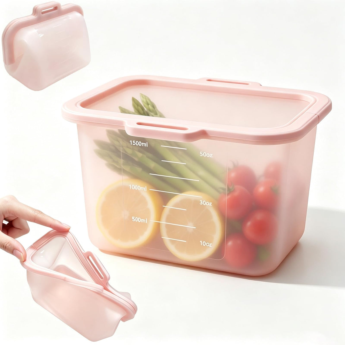 FreshKeep™ Reusable Silicone Food Storage Bags – Smart Storage for Everyday Freshness