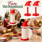 MerryHat™ Santa Hat Paper Towel Holder – Festive Christmas Kitchen Décor
