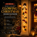 Glowing Christmas Door Hanger – 6 Festive Designs